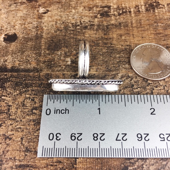 Abalone Statement Ring Size 7 - Picture 7 of 12